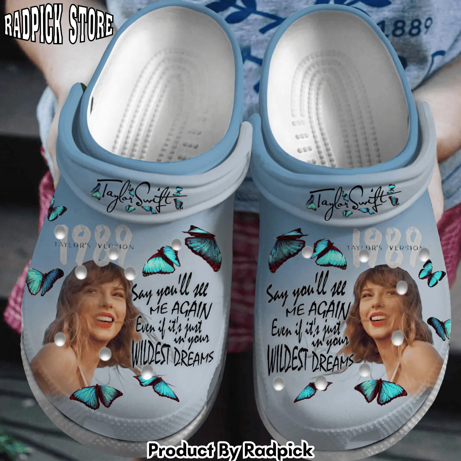 Radpick taylor swift music clogs shoes comfortable for men women icl rp652907